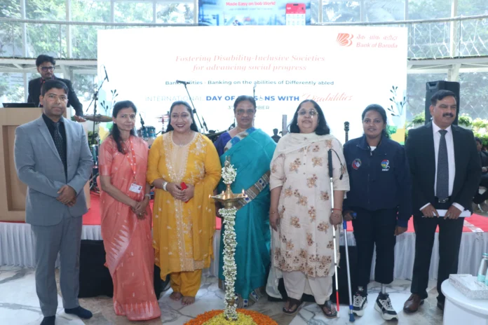 Beena Vaheed, ED, Bank of Baroda at a special event to commemorate International Day of Persons with Disabilities
